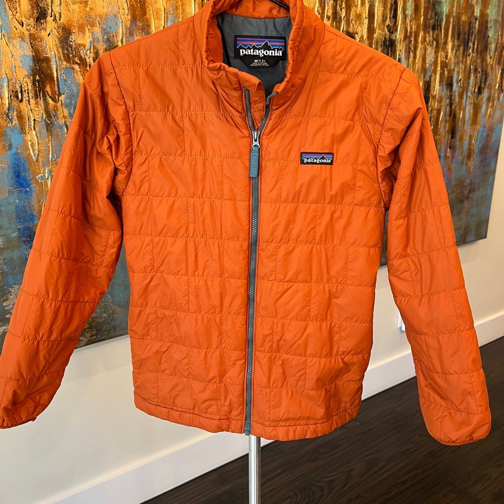 Patagonia Orange Quilted Jacket